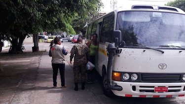 Migrantes cubanos llegan a Los Planes de Gualaca
