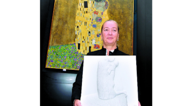 ‘El Beso’, de Klimt, impreso en 3D