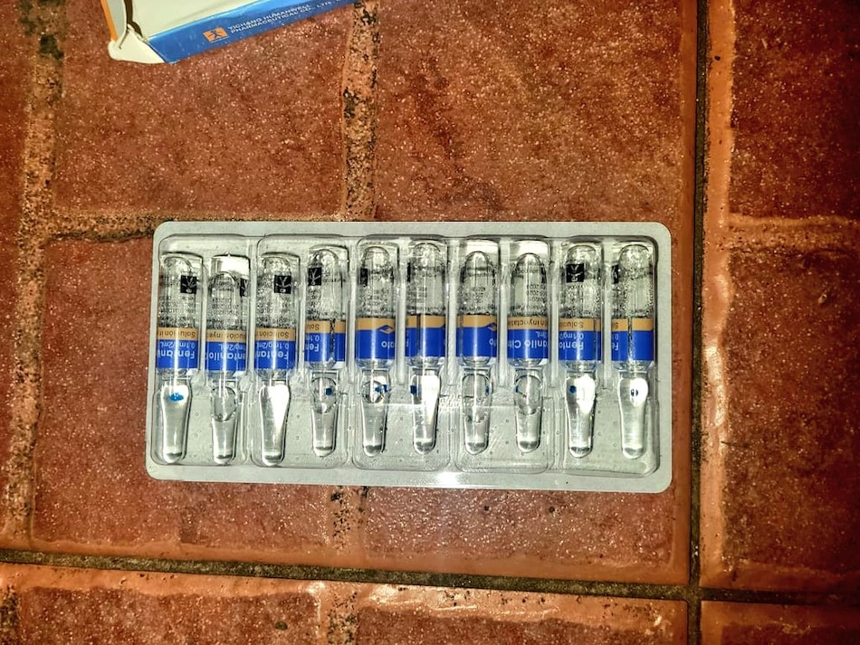 Aprehenden a 5 personas con ampollas de Fentanilo que posiblemente serían de la CSS