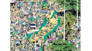 Miles protestan en apoyo al ministro y exjuez Sergio Moro
