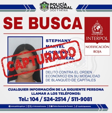 Validan detención con fines de extradición de Stephany Villarreal, aprehendida en España por presunto blanqueo de capitales