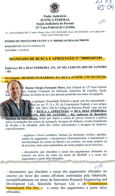Dignatario de Odebrecht Panamá, ligado a coimas