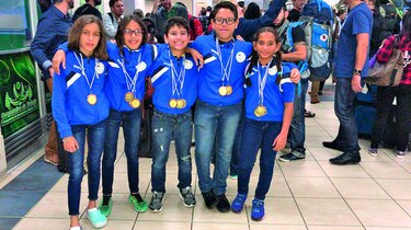 Enfocada en el pentatlón
