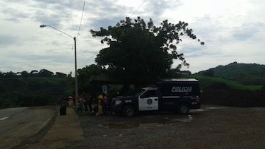 Contingente policial en vía Interamericana ante posibles acciones de indígenas
