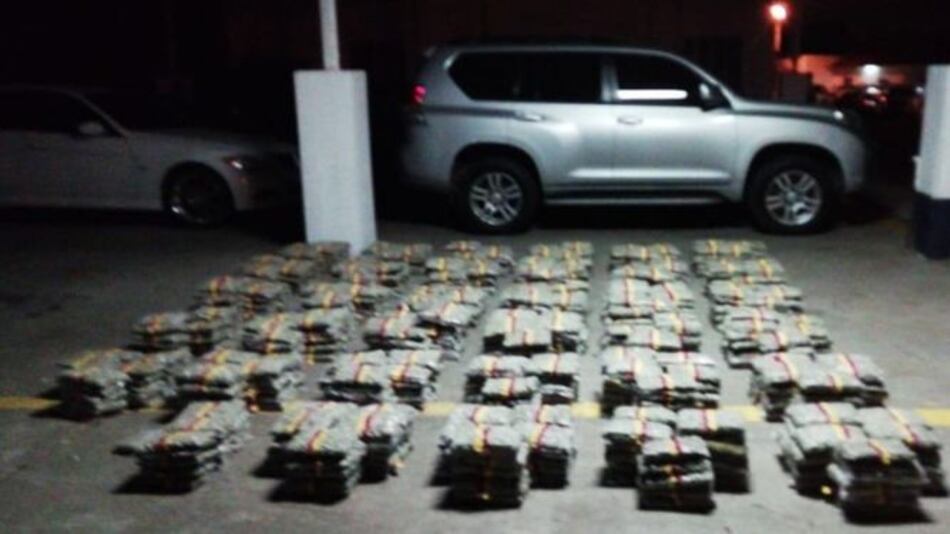 Decomisan 866 paquetes de presunta droga en San Carlos