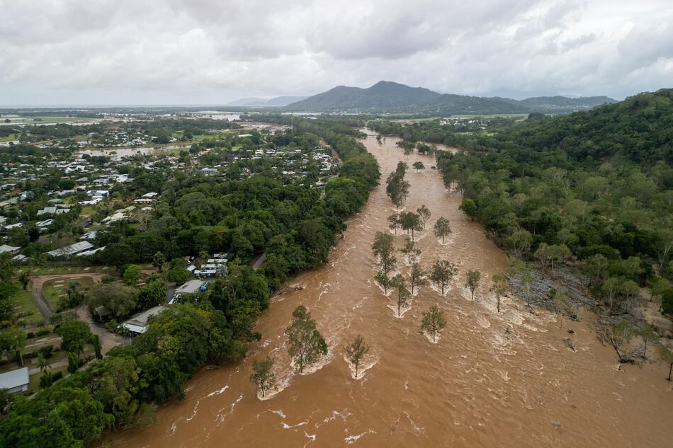 Avistan a cocodrilos en ciudades del noreste de Australia a causa de las inundaciones