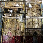 Restauran retablo de iglesia erigida sobre lugar de reposo de Netzahualcóyotl