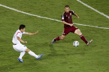 Selecciones de Rusia y Corea del Sur empatan 1-1