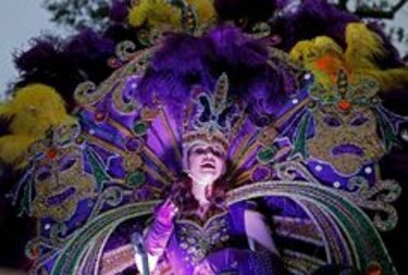 La fiesta del Mardi Gras en Nueva Orléans, Estados Unidos