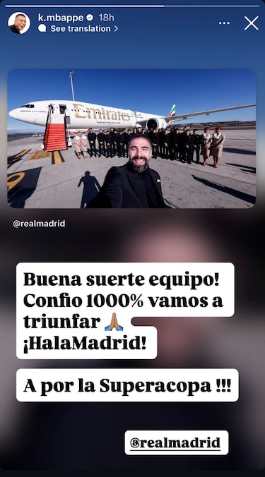 Mbappé anima al Real Madrid y se ausenta de semifinal en Yeda