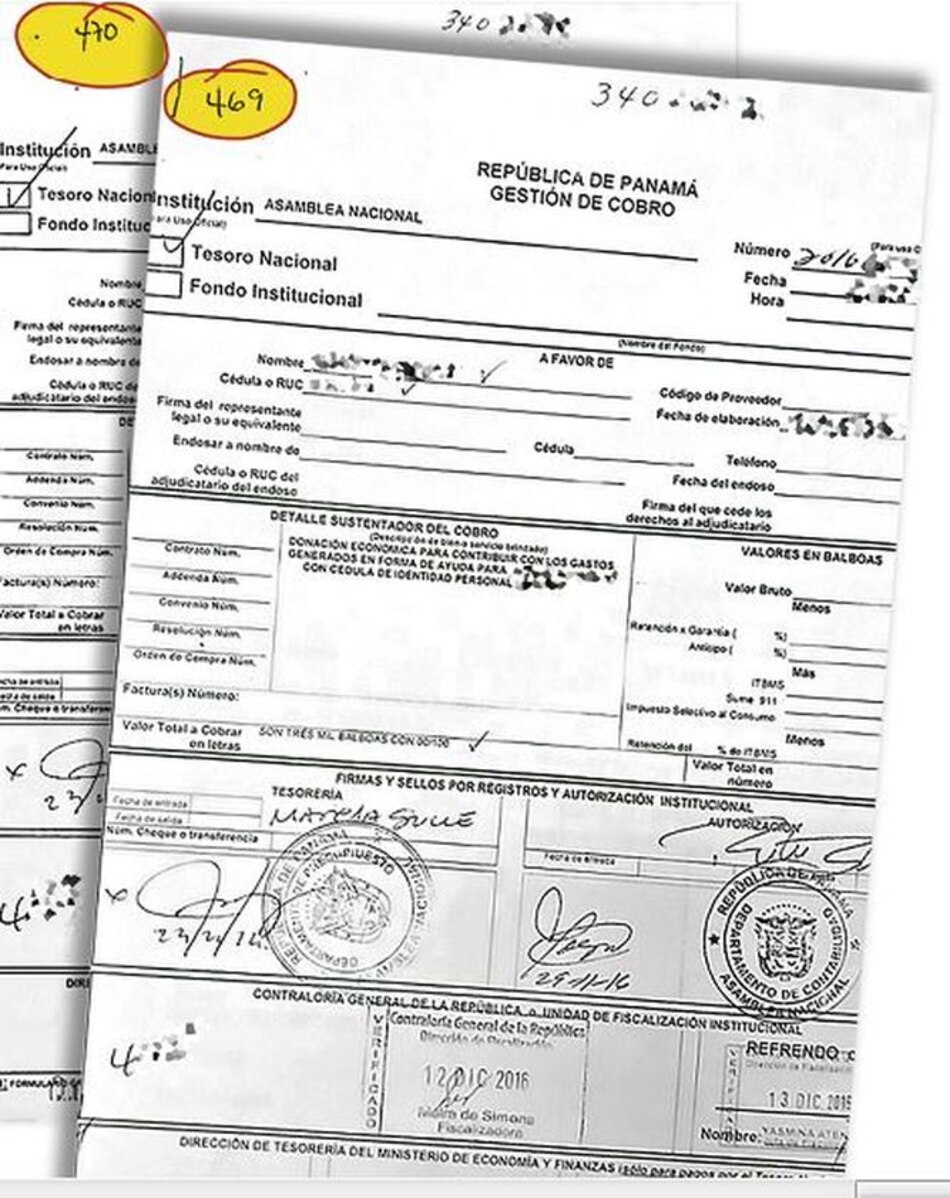 Asamblea, pagos ‘estructurados’