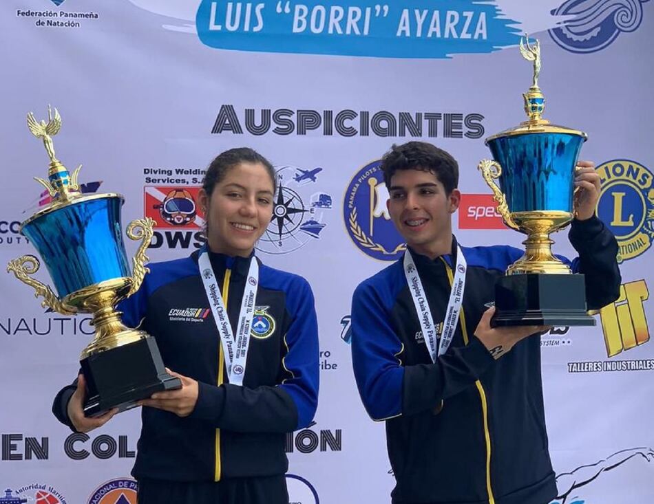 Los ecuatorianos Dana Martínez y Juan Alcibar ganaron en Colón