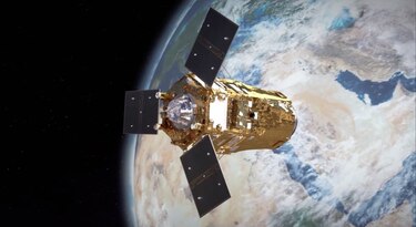Soyuz pone en órbita un satélite militar de Emiratos Árabes Unidos