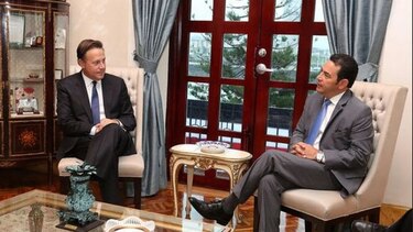 Varela recibe al presidente electo de Guatemala