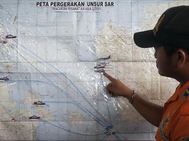 Objetos detectados en el mar no proceden del avión de AirAsia