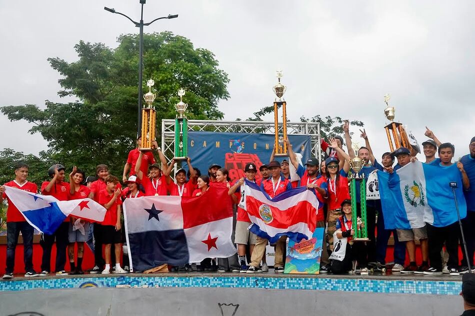 Panamá gana cuatro medallas en el Centroamericano de Skateboarding