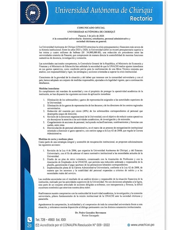 Más de $2 millones al año: el costo de los sobresueldos y gastos de representación en la Unachi
