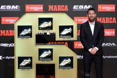 Messi agranda su leyenda con su sexta Bota de Oro