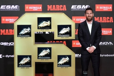 Messi agranda su leyenda con su sexta Bota de Oro