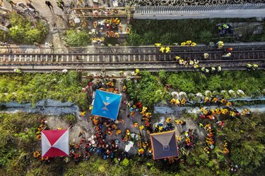 Al menos 50 personas mueren en accidente de tren en Taiwán