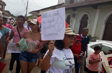 'No queremos cisterna, queremos un buen sistema', residentes de Parita