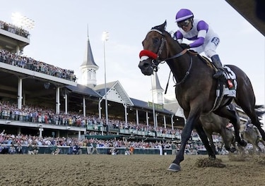 Gutiérrez conduce a 'Nyquist' a la victoria en el Derby