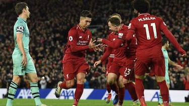 Liverpool golea 5-1 al Arsenal y ahora es más líder que nunca en la Premier