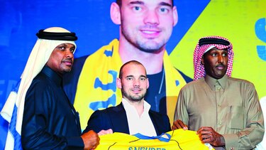 Sneijder se marcha al fútbol de Catar para jugar en Al Gharafa