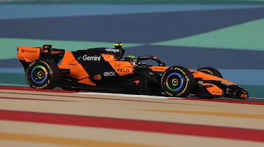 F1: Lando Norris lidera los tiempos en la segunda mañana de test en Baréin
