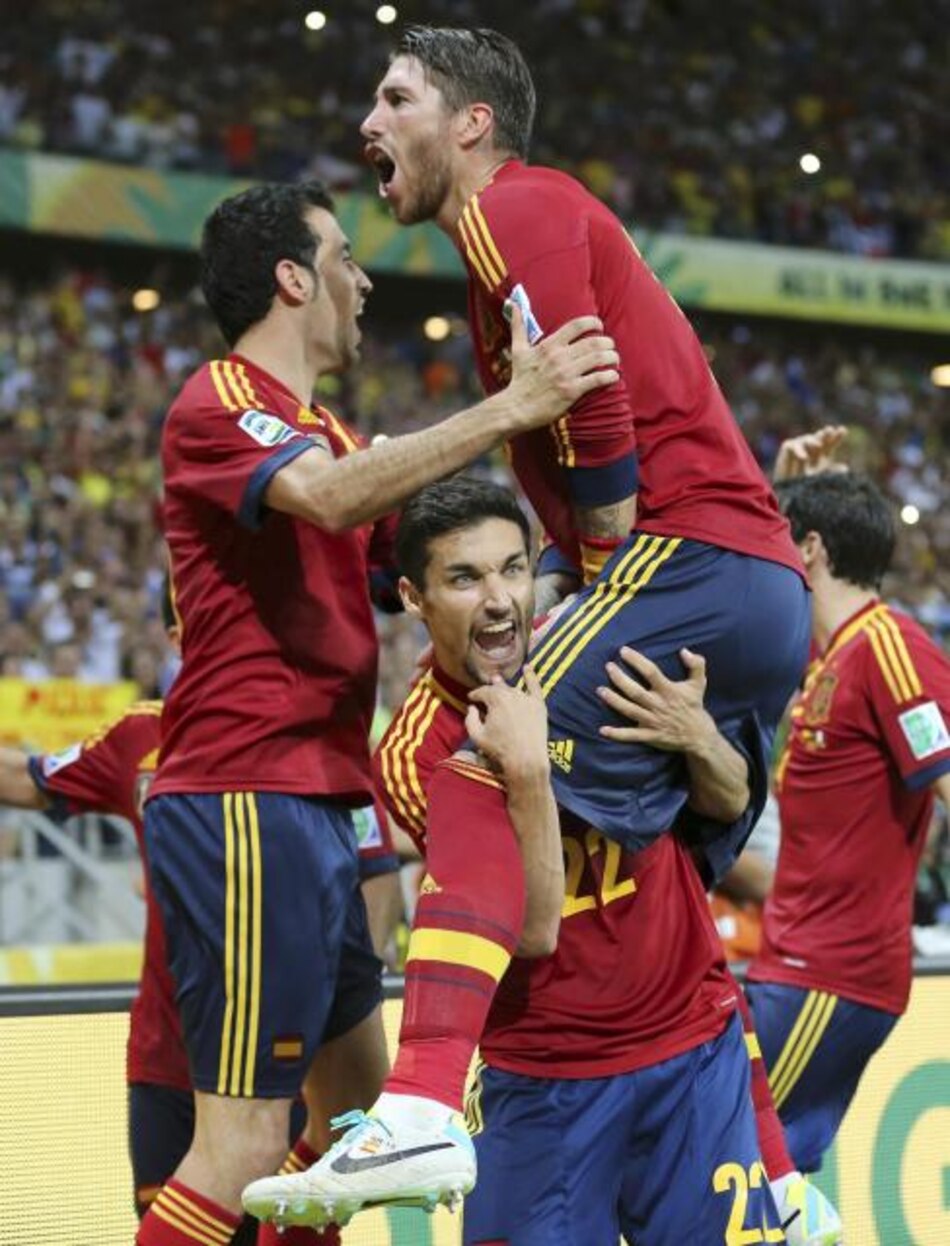 España supera a Italia y pasa a la final de la Copa Confederaciones