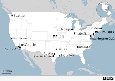 Las protestas contra ICE por las redadas migratorias se extienden de Los Ángeles a otras ciudades de Estados Unidos