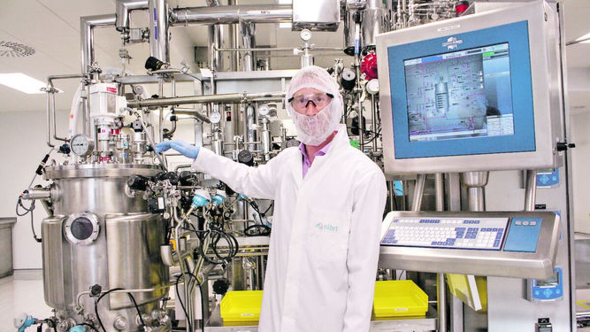 Instalaciones del Instituto Nacional para la Investigación y Entrenamiento en Bioprocesamiento (NIBRT, por sus siglas en inglés), en Irlanda. Es un centro académico y a la vez una pl