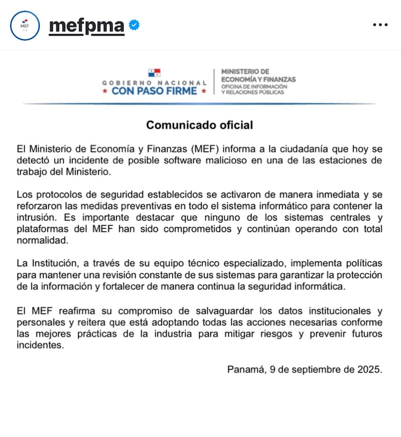 Frustran intento de hackeo por un software malicioso en el MEF
