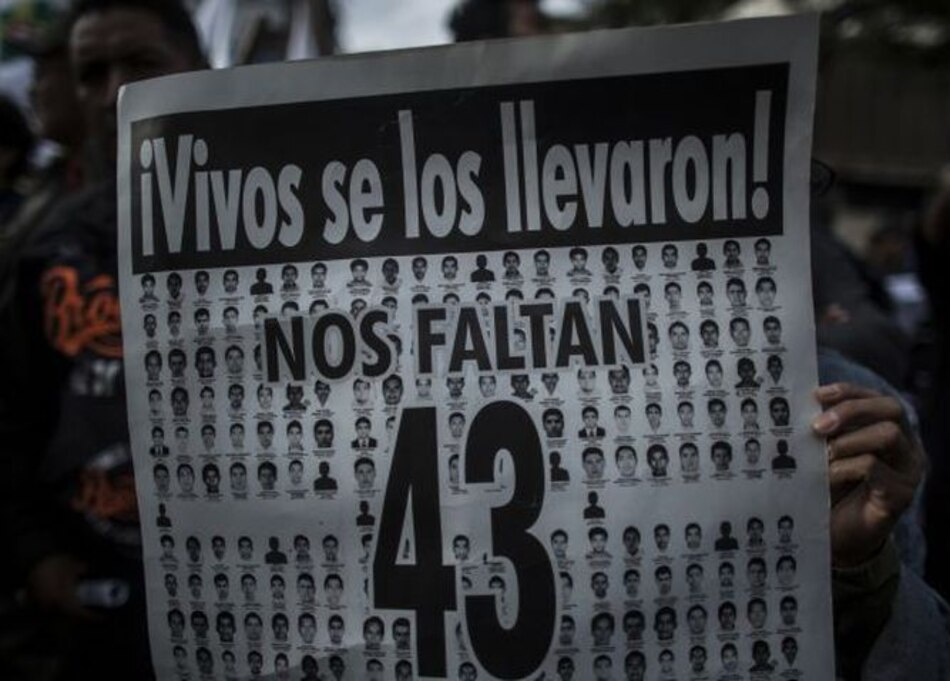 CIDH pide que se active búsqueda de 43 estudiantes mexicanos