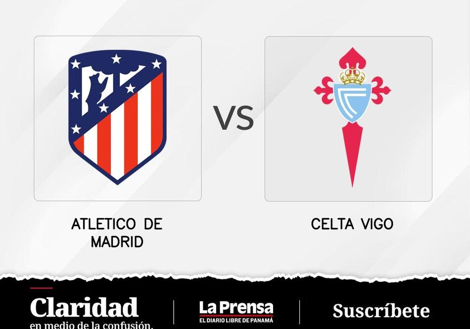 Atlético de Madrid se cita con Celta de Vigo
