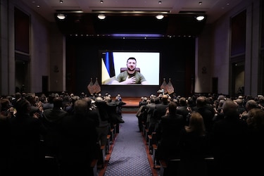 Zelenski compara la guerra en Ucrania con el 11 de septiembre en Estados Unidos
