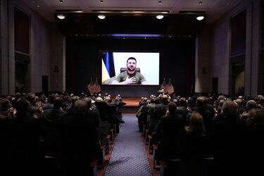 Zelenski compara la guerra en Ucrania con el 11 de septiembre en Estados Unidos
