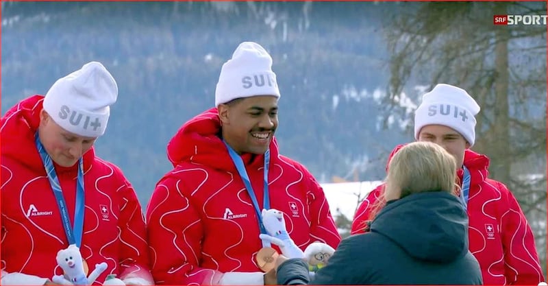 Un corazón panameño sobre el hielo suizo