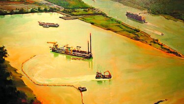 Las pinturas de la ampliación