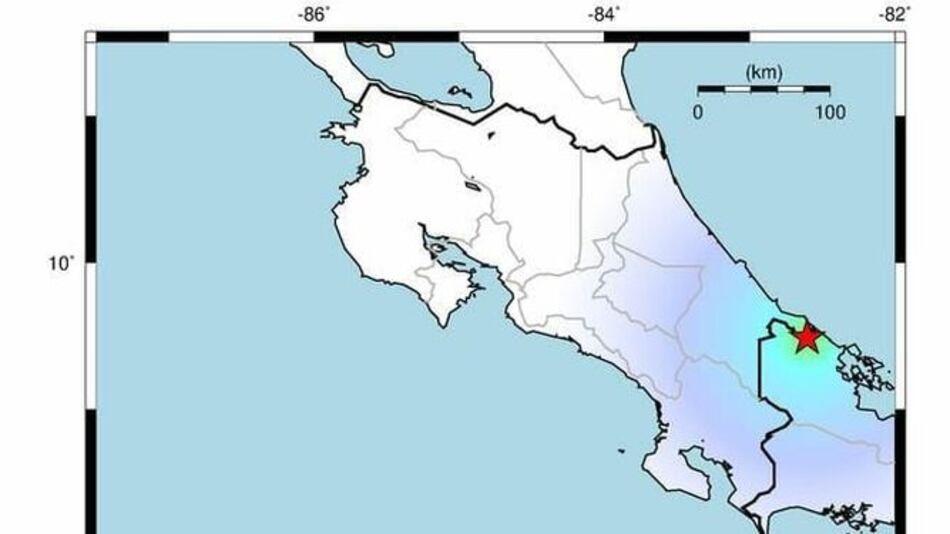 Se registra sismo de 5.2 grados en Bocas del Toro