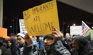Trump enfrenta su primera prueba tras decreto antimigratorio