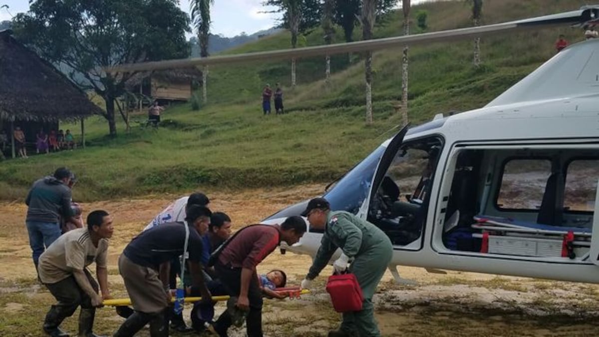 Rescatan a menor de edad en Bocas del Toro en el helicóptero ambulancia