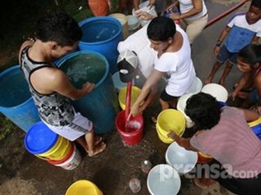 Sin precisar la fecha sobre regularización del suministro de agua