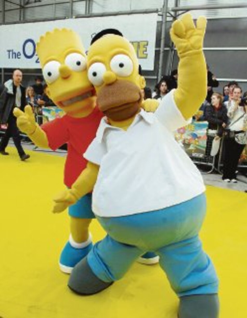 Homero y Bart son católicos