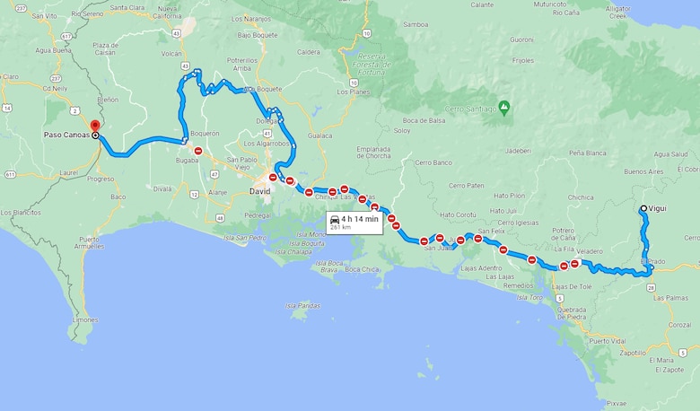 Se mantienen los cierres de vía en Chiriquí y Santiago