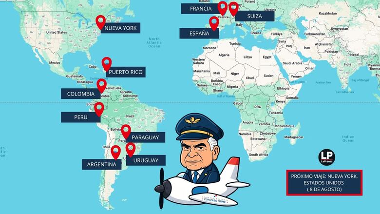 Presidente Mulino viajará este viernes a Nueva York; suma 12 salidas al exterior