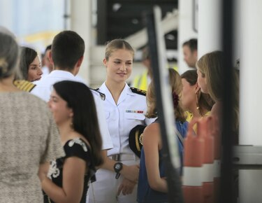 Imágenes de la llegada de la princesa Leonor y la reina Letizia a Panamá