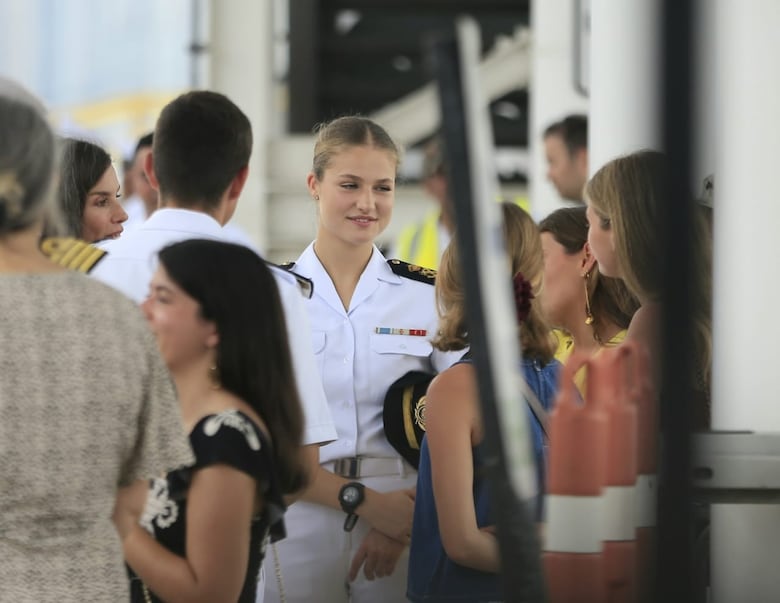 Imágenes de la llegada de la princesa Leonor y la reina Letizia a Panamá