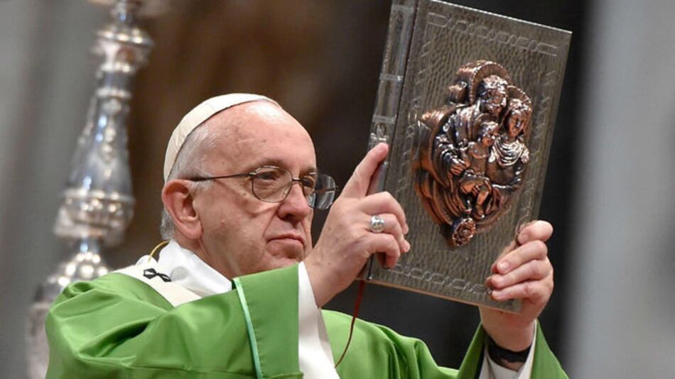 Papa al final del sínodo: 'Hoy es tiempo de misericordia'