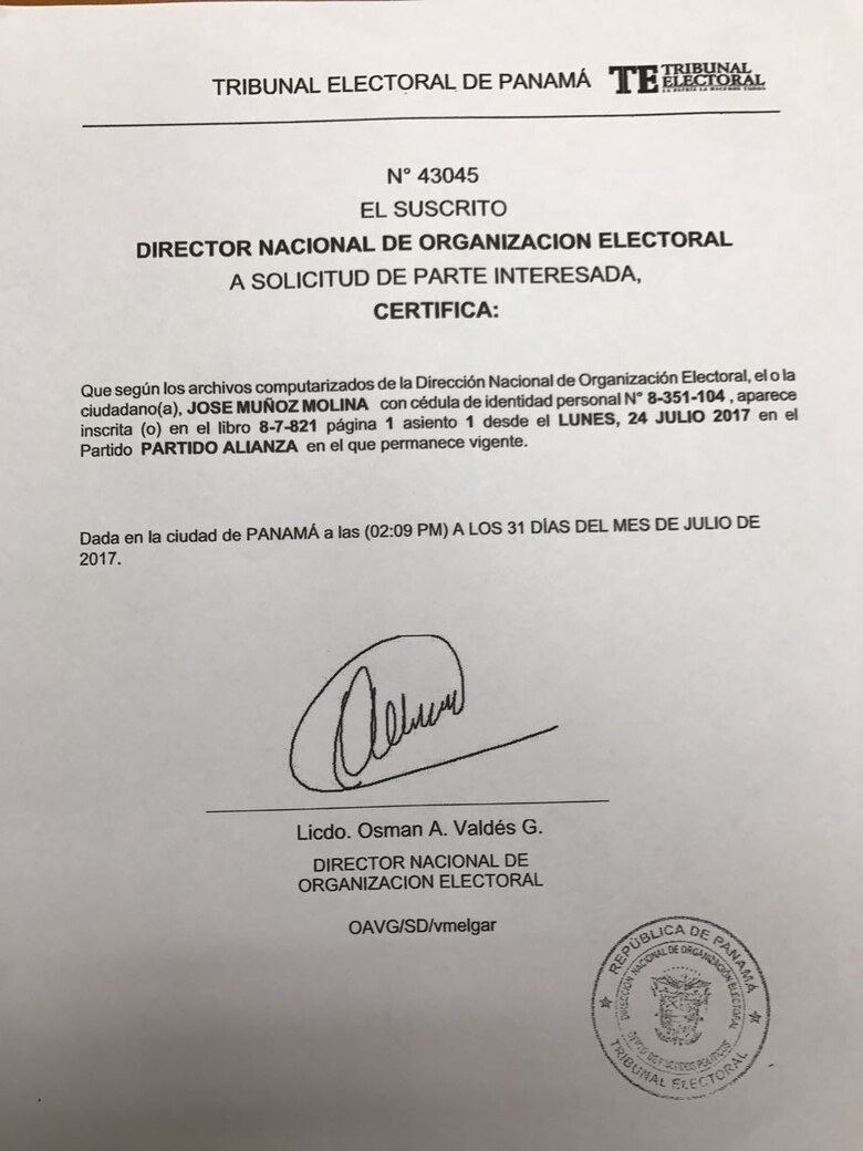 El diputado José Muñoz abandona las filas de Cambio Democrático